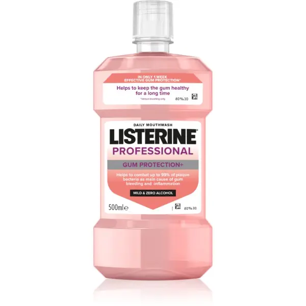 Listerine Listerine Professional Gum Protection+ ustna voda za zaščito zob in dlesni 500 ml