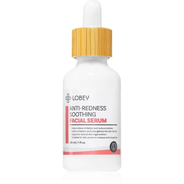 Lobey Lobey Anti-Redness Soothing pomirjajoči serum proti rdečici na obrazu 30 ml