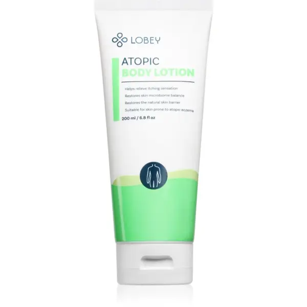 Lobey Lobey Atopic pomirjevalni losjon za telo za suho do atopijsko kožo 200 ml