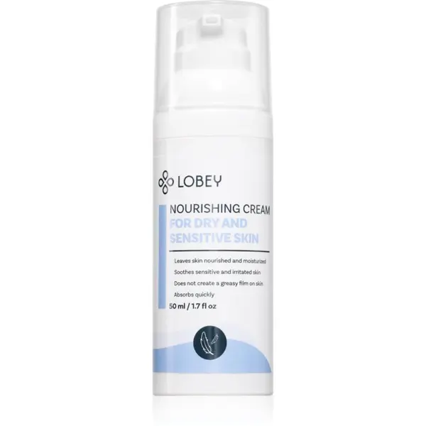 Lobey Lobey Face Care Nourishing Cream hranilna krema za občutljivo in suho kožo 50 ml