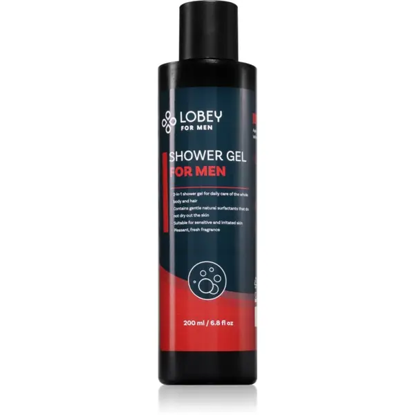 Lobey Lobey For Men gel za prhanje za moške 2 v 1 200 ml