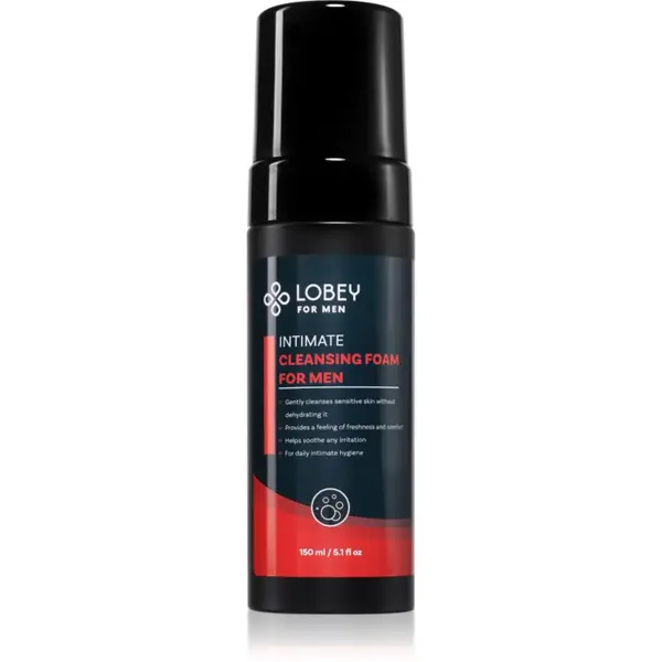 Lobey Lobey For Men pena za umivanje za intimne predele za moške 150 ml