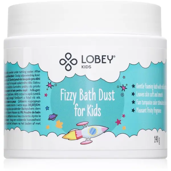 Lobey Lobey Kids Fizzy Bath Dust pripravek za kopel za otroke 140 g