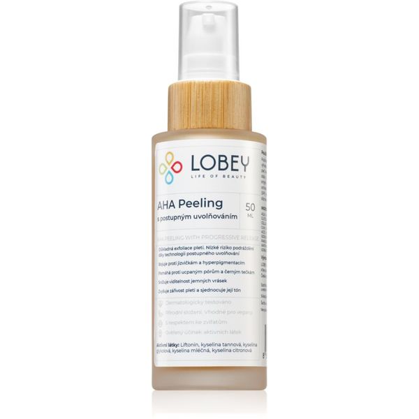 Lobey Lobey Skin Care AHA Peeling piling za obraz z AHA 50 ml