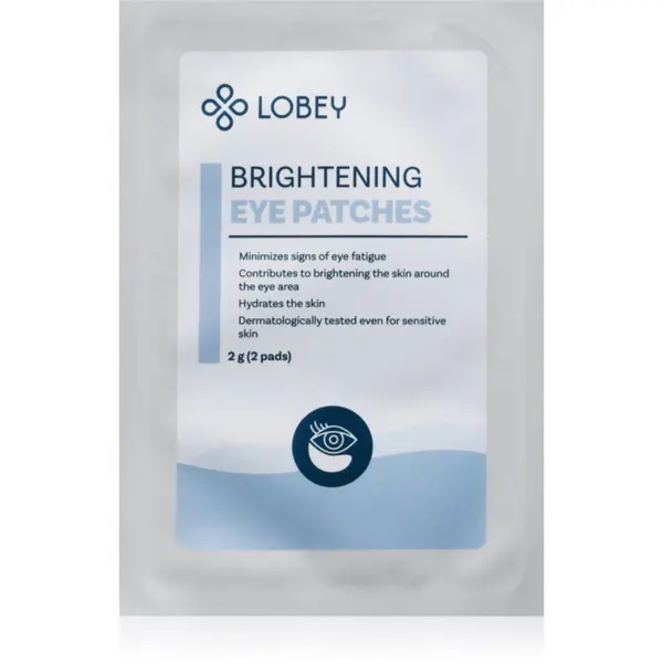 Lobey Lobey Skin Care Brightening Eye Patches hidrogel maska za predel okoli oči 2 g