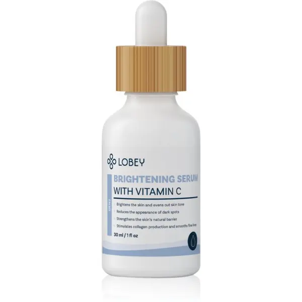 Lobey Lobey Skin Care Brightening Serum posvetlitveni serum za obraz z vitaminom C 30 ml