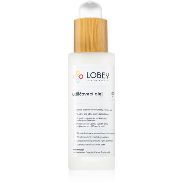 Lobey Lobey Skin Care Odličovací olej olje za odstranjevanje ličil 100 ml