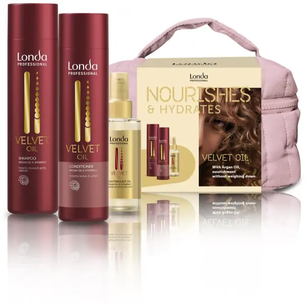 Londa Professional Londa Professional Velvet Oil Set darilni set za hidracijo in sijaj
