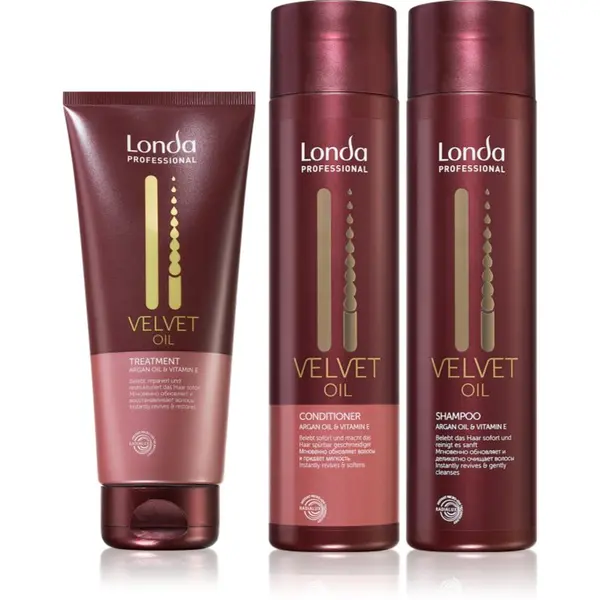 Londa Professional Londa Professional Velvet Oil Set set za poškodovane lase