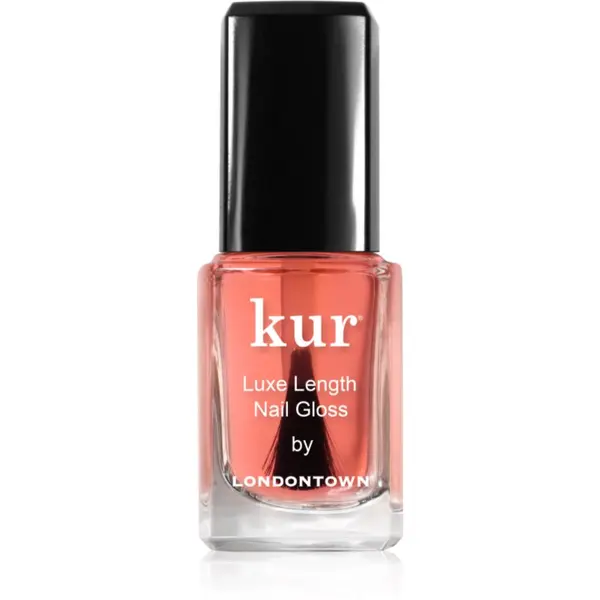 LONDONTOWN LONDONTOWN Kur Luxe Length Nail Gloss krepilni lak za šibke in poškodovane nohte 12 ml