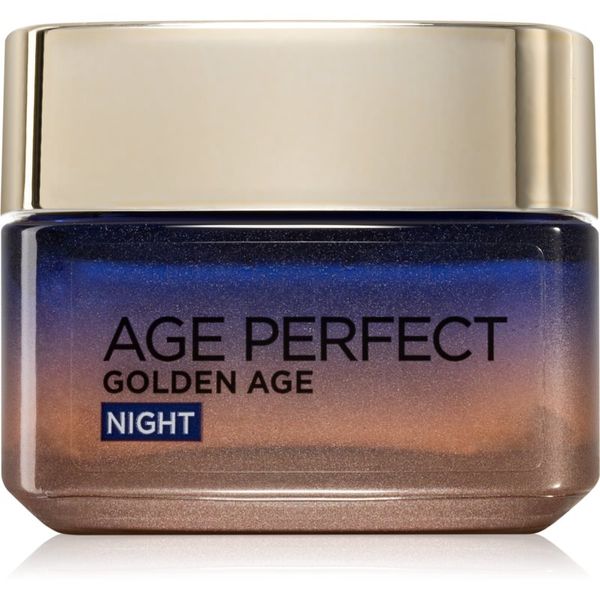L’Oréal Paris L’Oréal Paris Age Perfect Golden Age nočna krema proti gubam za zrelo kožo 60+ 50 ml