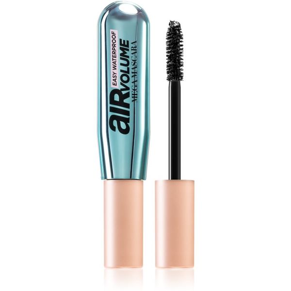 L’Oréal Paris L’Oréal Paris Air Volume Mega Mascara vodoodporna maskara za podaljšanje, privihanje in volumen odtenek Black 7,9 ml