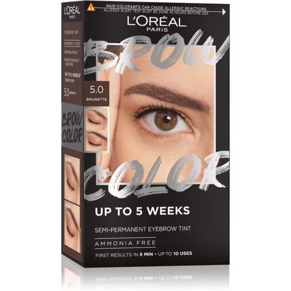 L’Oréal Paris L’Oréal Paris Brow Color barva za obrvi odtenek 5.0 Brunette 1 kos