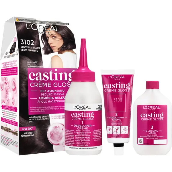 L’Oréal Paris L’Oréal Paris Casting Creme Gloss barva za lase odtenek 3102 Iced Espresso 1 kos