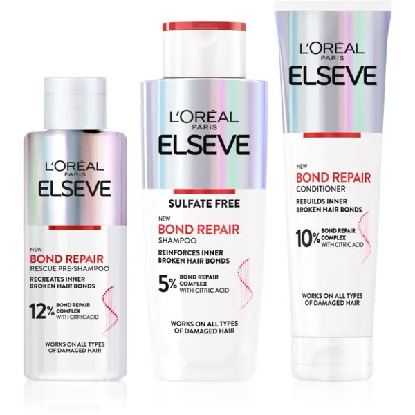 L’Oréal Paris L’Oréal Paris Elseve Bond Repair ugodno pakiranje za lase 3 kos