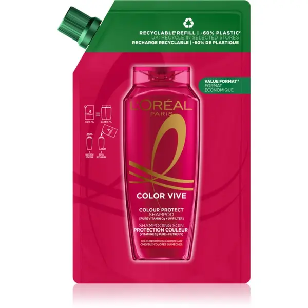 L’Oréal Paris L’Oréal Paris Elseve Color-Vive šampon za barvane lase Refill 500 ml
