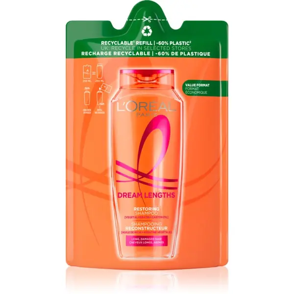 L’Oréal Paris L’Oréal Paris Elseve Dream Long obnovitveni šampon Refill 250 ml