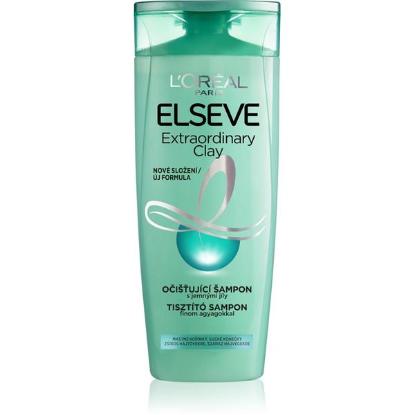L’Oréal Paris L’Oréal Paris Elseve Extraordinary Clay šampon za mastne lase 400 ml