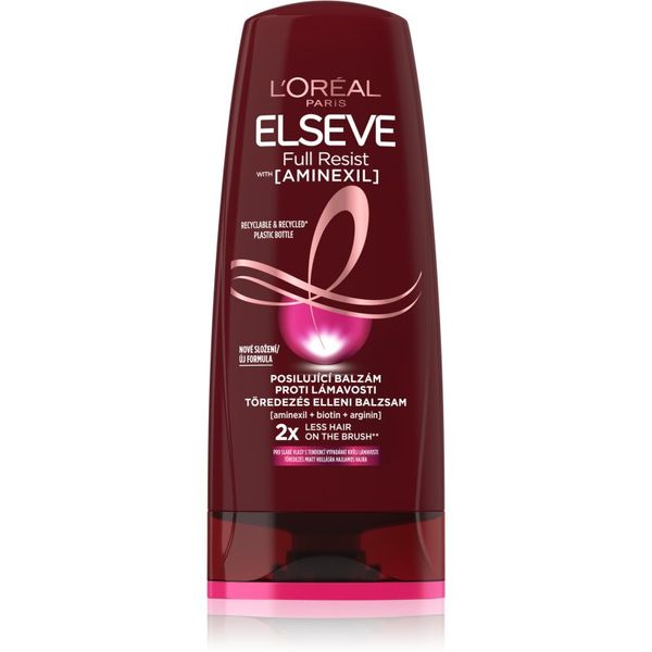 L’Oréal Paris L’Oréal Paris Elseve Full Resist Aminexil krepilni balzam za oslabljene lase, ki so nagnjeni k izpadanju 200 ml