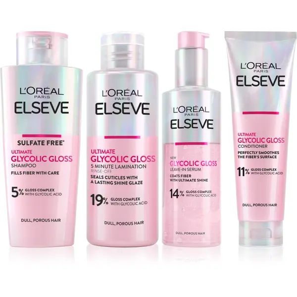 L’Oréal Paris L’Oréal Paris Elseve Glycolic Gloss set za lase