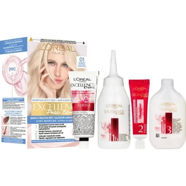 L’Oréal Paris L’Oréal Paris Excellence Creme barva za lase odtenek 01 Lightest Natural Blonde 1 kos