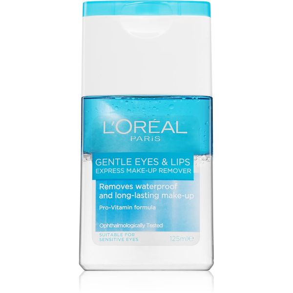 L’Oréal Paris L’Oréal Paris Gentle odstranjevalec ličil za oči in ustnice za občutljivo kožo 125 ml