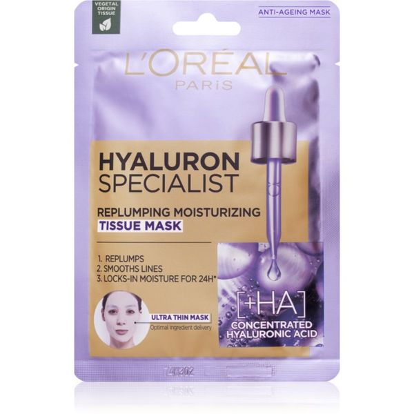 L’Oréal Paris L’Oréal Paris Hyaluron Specialist maska iz platna 28 g