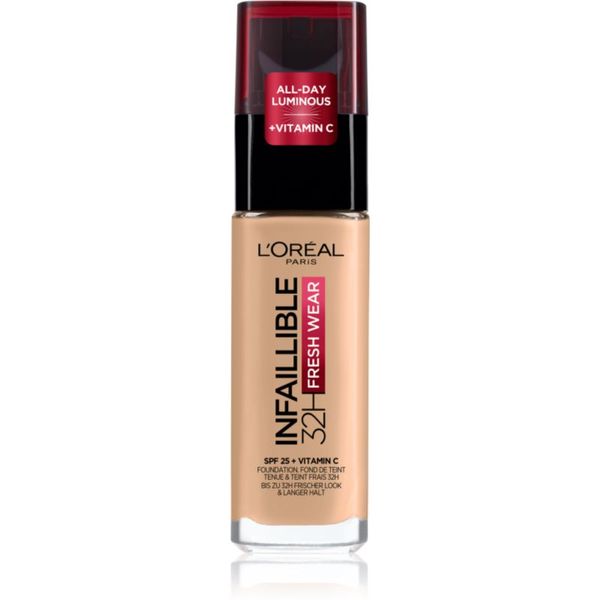 L’Oréal Paris L’Oréal Paris Infaillible 32H Fresh Wear dolgoobstojni tekoči puder odtenek 120 Vanilla 30 ml