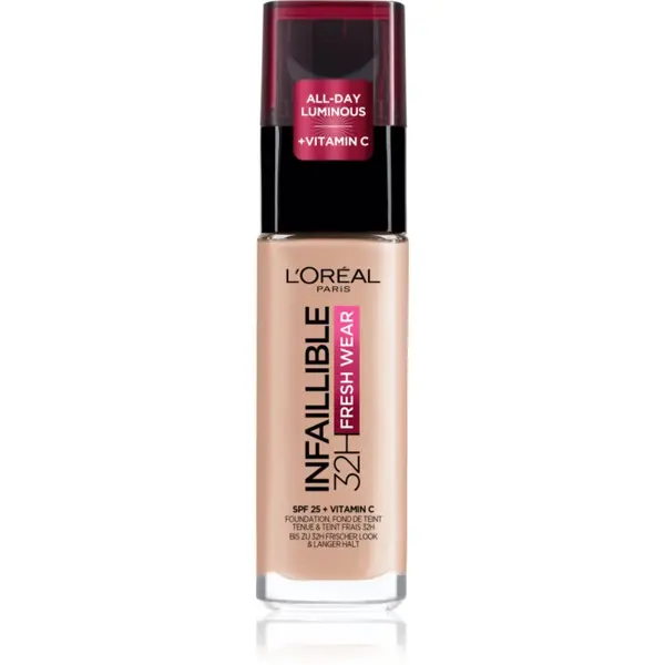 L’Oréal Paris L’Oréal Paris Infaillible 32H Fresh Wear dolgoobstojni tekoči puder odtenek 130 COOL ROSE 30 ml