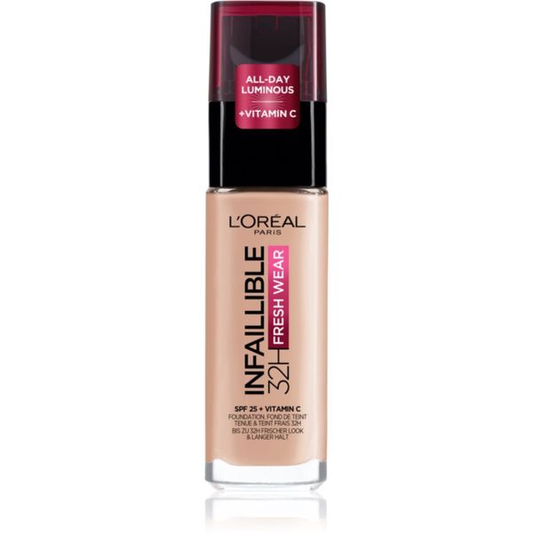 L’Oréal Paris L’Oréal Paris Infaillible 32H Fresh Wear dolgoobstojni tekoči puder odtenek 130 True Beige 30 ml