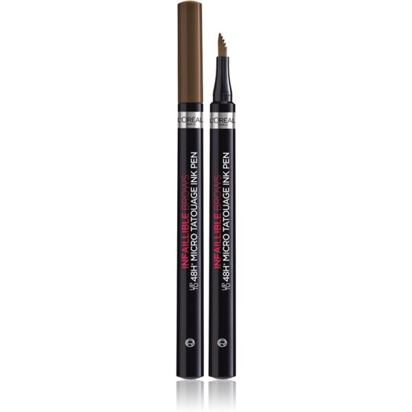 L’Oréal Paris L’Oréal Paris Infaillible Brows dolgoobstojni svinčnik za obrvi odtenek 108 Dark brunette 1 g