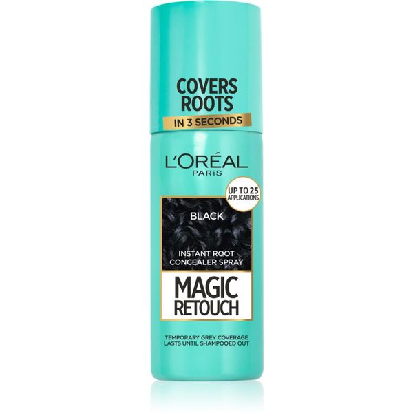 L’Oréal Paris L’Oréal Paris Magic Retouch pršilo za takojšnje prekritje narastka odtenek Black 75 ml