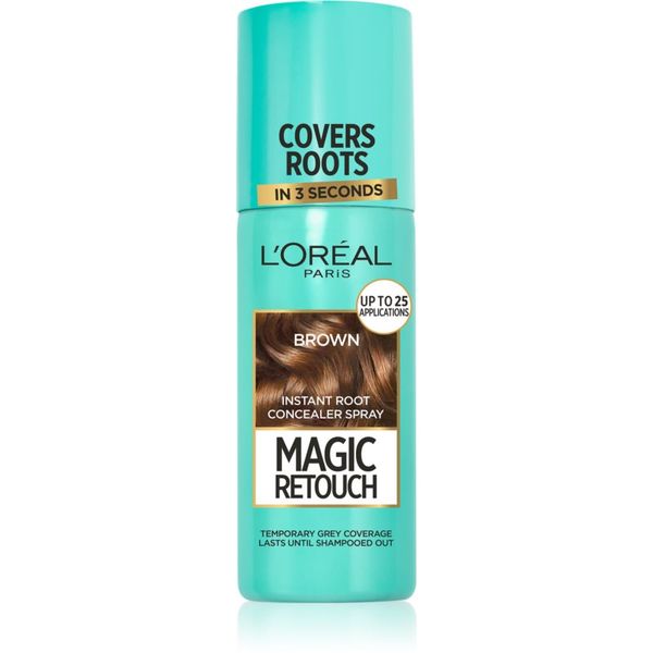 L’Oréal Paris L’Oréal Paris Magic Retouch pršilo za takojšnje prekritje narastka odtenek Brown 75 ml