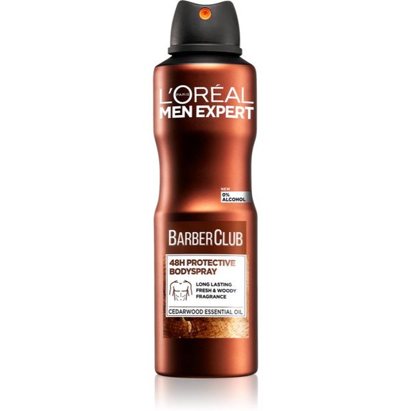 L’Oréal Paris L’Oréal Paris Men Expert Barber Club osvežilni dezodorant v pršilu za moške 150 ml