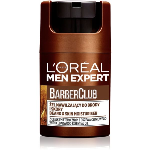L’Oréal Paris L’Oréal Paris Men Expert Barber Club vlažilna krema za obraz in brado za moške 50 ml