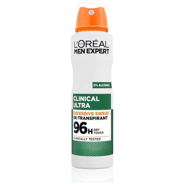 L’Oréal Paris L’Oréal Paris Men Expert Clinical Ultra antiperspirant v pršilu za moške 150 ml