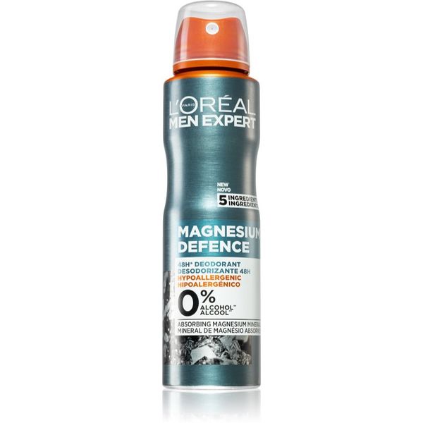 L’Oréal Paris L’Oréal Paris Men Expert Magnesium Defence dezodorant v pršilu za moške 150 ml
