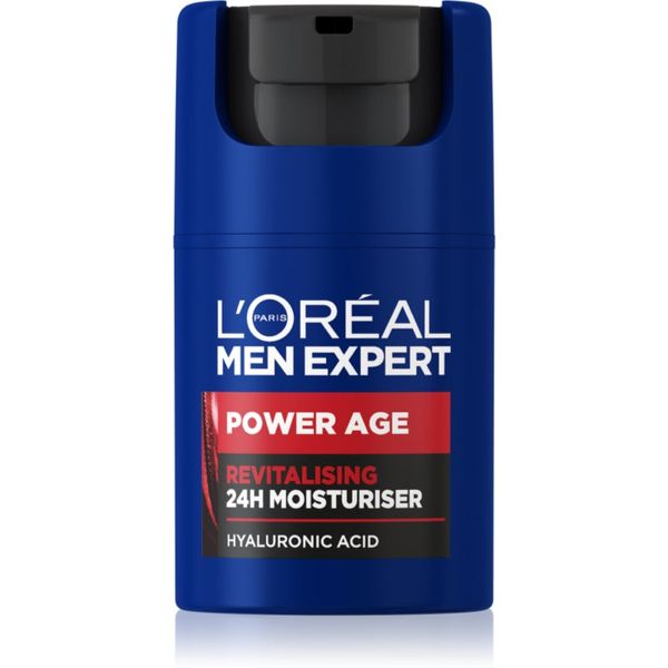 L’Oréal Paris L’Oréal Paris Men Expert Power Age revitalizacijska krema s hialuronsko kislino za moške 50 ml