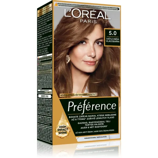 L’Oréal Paris L’Oréal Paris Préférence barva za lase odtenek 5.0 Light Brown 1 kos