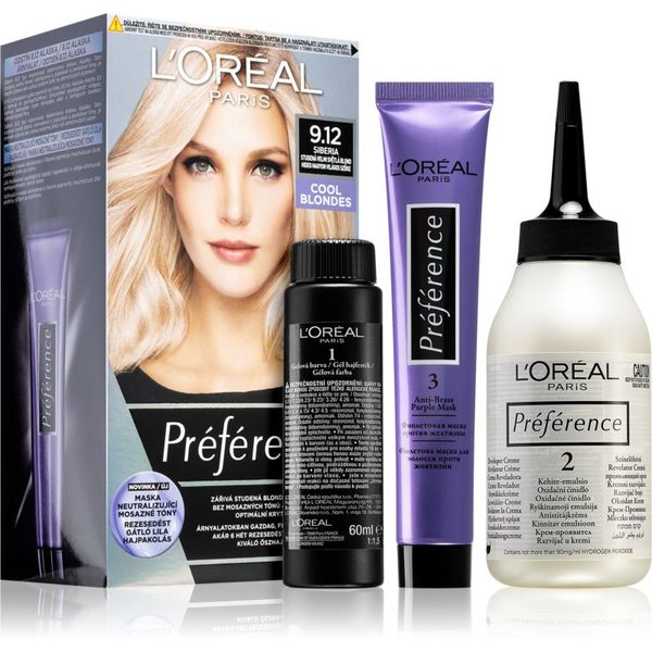 L’Oréal Paris L’Oréal Paris Préférence barva za lase odtenek 9.12 Siberia