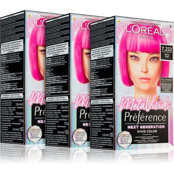 L’Oréal Paris L’Oréal Paris Préférence Meta Vivids semi permanentna barva za lase