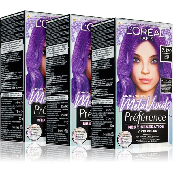 L’Oréal Paris L’Oréal Paris Préférence Meta Vivids semi permanentna barva za lase (ugodno pakiranje)