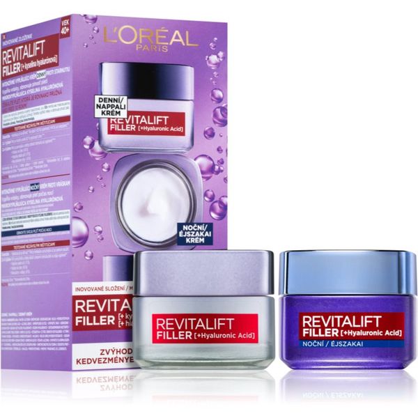 L’Oréal Paris L’Oréal Paris Revitalift Filler dnevna in nočna krema proti gubam (s hialuronsko kislino)