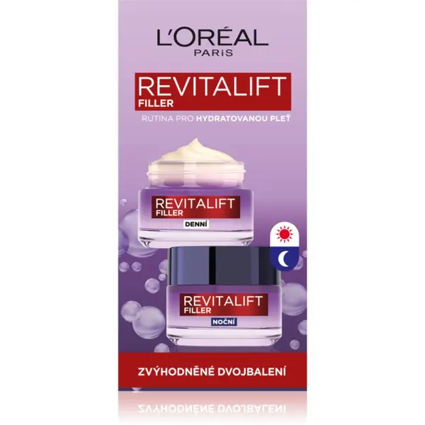 L’Oréal Paris L’Oréal Paris Revitalift Filler dnevna in nočna krema proti staranju 2 kos