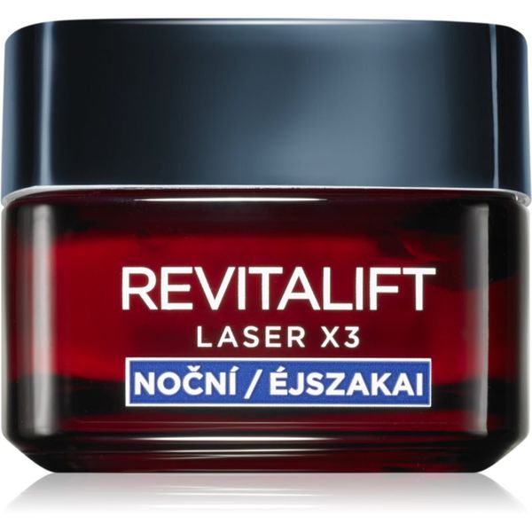 L’Oréal Paris L’Oréal Paris Revitalift Laser X3 nočna regeneracijska krema proti staranju kože 50 ml