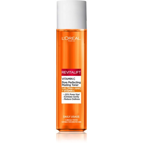 L’Oréal Paris L’Oréal Paris Revitalift Vitamin C posvetlitveni tonik za zmanjšanje por 180 ml