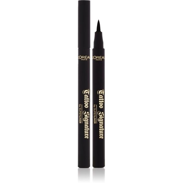 L’Oréal Paris L’Oréal Paris Tattoo Signature tekoče črtalo v peresu odtenek Extra Black 1 ml