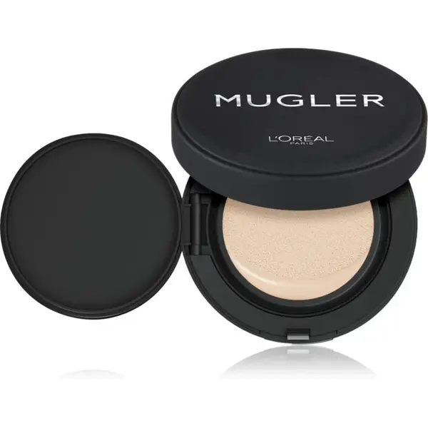 L’Oréal Paris L’Oréal Paris x Mugler dolgoobstojni kompaktni puder za polno prekrivanje odtenek 01 Very Light / Illusion 1 23 ml