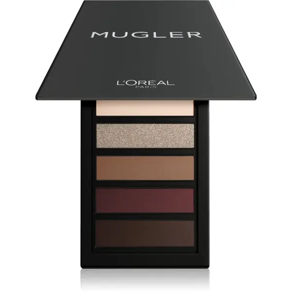 L’Oréal Paris L’Oréal Paris x Mugler paleta senčil za oči odtenek Nude 8 g