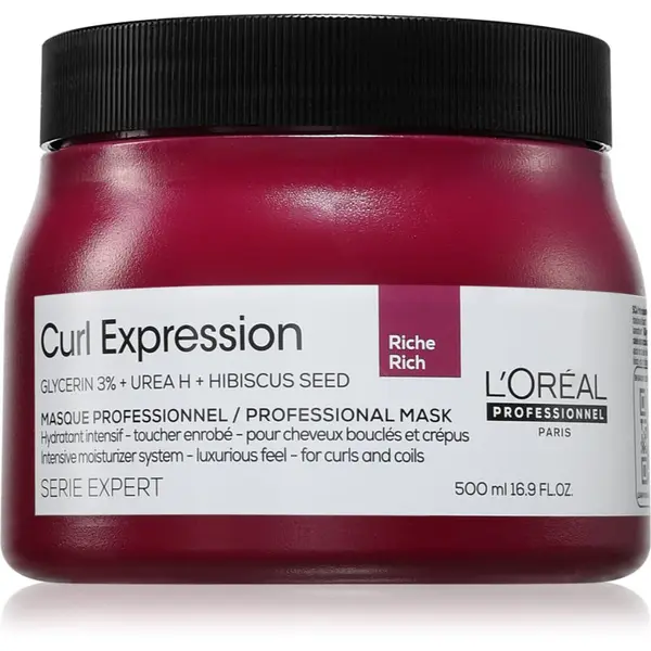 L’Oréal Professionnel L’Oréal Professionnel Curl Expression Curl Expression Rich mask intenzivna vlažilna maska za valovite in kodraste lase 500 ml